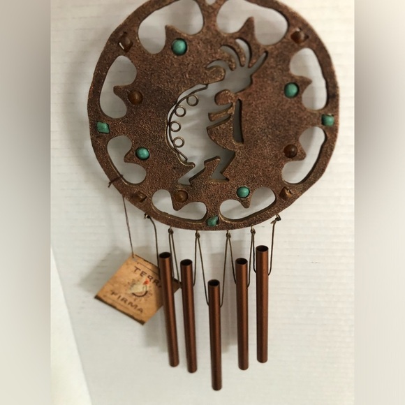 Metal Kokopelli Musical Piper Wind Chime - Picture 3 of 10
